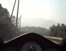 【車載動画】VFR800　犬鳴山温泉ツーリング　【こけた人】　中編