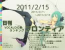 日刊VOCALOID系ランキング フロンティア 2011/2/15