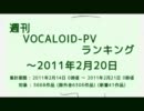 週刊VOCALOID-PVランキング ～2011年2月20日