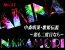 パチンコ　中森明菜　歌姫伝説  ～恋も二度目なら～　（No.21）
