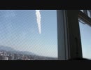 2011.03.11　ブルーインパルス予行演習　博多上空