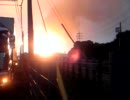 東北沖大地震　　千葉県市原コ〇モ石油コンビナート　爆発後