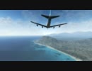 【Xbox360】 TDU2 空を飛んでる飛行機と戯れてホノルル上空を遊覧