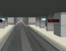 【RailSim】列車接近によって動作を起こす駅のテスト