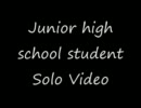 ペン回し　penspinning Junior high school graduation commemoration　solo video