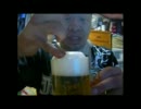 パンストマンがアサヒストロングオフを宣伝