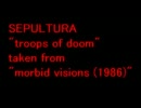 【弾いてみた】 Sepultura - troops of doom 【カラオケ】