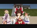 【MMD】博麗神社でBREEZE踊ったよ