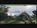 [MHP3実況] ブーメラン＋キック＋猫二匹で上位アオアシラの狩猟 狩猟編