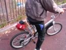 うちのおじいちゃんが作ったエンジン自転車【試走】