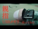 【日常】なのちゃんの親指usbメモリ作ってみた【ひもこ】