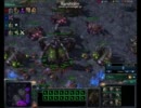 StarCraftⅡ　対人戦その３　ザーグチーム　ＶＳ　プロトスチーム