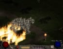 Diablo2 盲目状態の敵の感知範囲と反撃を受けない武器レンジについて