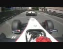 2011 モナコGP　可夢偉とスーティルの接触シーン