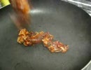 焼肉の焼く音だけを見て楽しむ動画を作ってみたよ