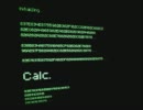 【ニコカラ】calc.【Off Vocal 原曲キー－1】
