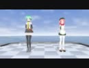 【UTAU+MMD】ハッピーシンセサイザ【桃音モモ・実谷ナナ】