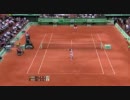 全仏オープン　2011　準決勝　フェデラーvsジョコビッチ　3/4