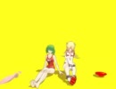 幽香と勇儀が旧スク水とブルマでマトリョシカ！
