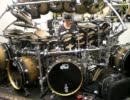 Terry Bozzio soloing in his office