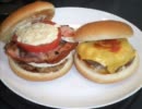 【ベーコントマト＆チーズ】ハンバーガー【作ってみた】