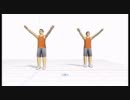 Everydayカチューシャ1番の振り付け MMDおじさま、反転