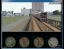 ＢＶＥ５　テストラン　動く対向列車つき