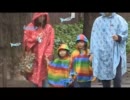 outdoor rain poncho レインボー レインポンチョ 雨具