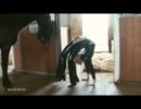馬の前で軟体