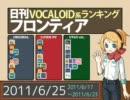 日刊VOCALOID系ランキング フロンティア 2011/6/25
