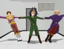 【APヘタリア】悪友眉毛にモザイクロール踊らせてみた【MMD】