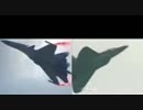 Su-30 & F-22 シンクロエアーショー Airshow maneuvers Sync