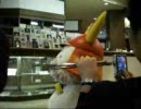 焦るひこにゃん－2007.11.9彦根城博物館