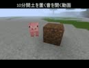 【Minecraft】１０分間土を置く音を聞く動画【俺得】