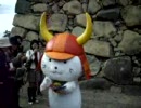 チラシを配るひこにゃん－2007.11.9