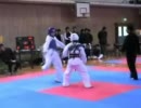 後ろ回し蹴り テコンドー ティトラ back spin kick No.01
