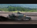 10式戦車走行展示（2011年7月10日）