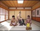 座禅体験をする先輩達