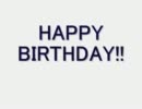 【７月生まれの】　HAPPY BIRTHDAY!!　【みなさんへ】
