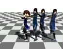 【MMD】筆頭×4がモザイクロール【戦国BASARA】