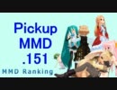 【MikuMikuDance】Pickupランキング.151　(07/11～07/24)【MMD】