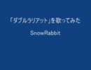 「ダブルラリアット」を歌ってみた【SnowRabbit】