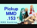 【MikuMikuDance】Pickupランキング.153　(07/25～08/07)【MMD】