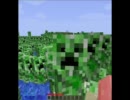 【minecraft】クリーパー製造木を壊してみた【リアルクリごっこ】