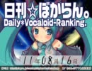 日刊VOCALOIDランキング 2011年8月16日 #1283
