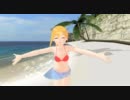 【MMD】藍澤光の水着モデルで「Prism Heart」【モデル配布】