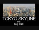 六本木ヒルズ 展望デッキからの眺めと自作曲 【HD 720p】