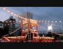 大江戸まつり　盆踊り大会の梯子乗り