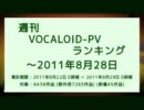 週刊VOCALOID-PVランキング ～2011年8月28日