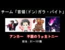 【第2回BP大会】首領(ドン)ガラ・バイト アンカー【コメなしver】